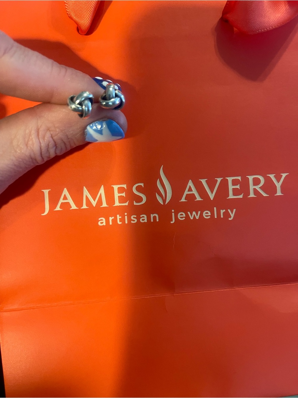 James Avery Sterling Silver Knot Stud Earrings - Silver